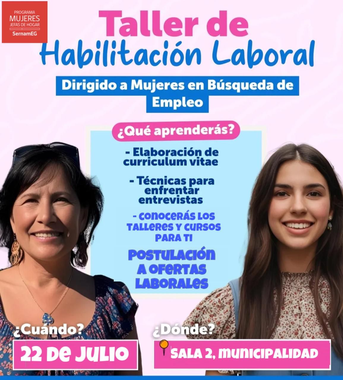 Programa Mujer Jefa de Hogar - actividad 5